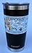 Double Wall Vacuum Insulated Stainless Steel Tumbler with Splash Proof Lid (20 oz, Midnight Black)