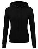DRESSIS Women's Casual Long Sleeve Soft French Terry Pullover Hoodie Top