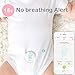 (2018 New Model) Sense-U Baby Breathing & Rollover Baby Movement Monitor with an Extra Ring Accessory: Alert You for No Breathing Movement, Stomach Sleeping, Overheating and Getting Cold