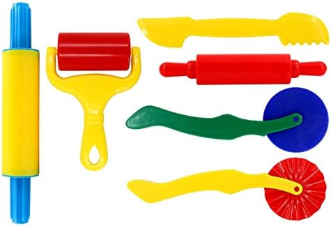 TOPFAST 6pcs/set Smart Air Dry Clay and Dough Playing Tools Set For Children Ages 3 And Up