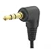 6 inch 3.5mm Male Right Angle to 3.5mm Male Right Angle Gold Stereo Audio Cable, Nylon Reinforced, Premium Quality Cable