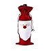 Amberetech 4PC Santa Claus Red Wine Bottle Cover Bags Dinner Table Decoration