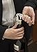 Hicoup Wine Opener - Professional Corkscrews for Wine Bottles w/Foil Cutter and Cap Remover - Manual Wine Key for Servers, Waiters, Bartenders and Home Use - Stainless Steel With Rosewood