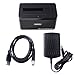 Unitek USB 3.0 to SATA External Hard Drive Docking Station for 2.5 3.5 Inch SATA I / II / III HDD SSD, Support UASP SATA 6TB 8TB, 12V2A Power Supply
