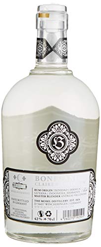 Bonpland | Rum Claire - White | 700 ml | Blend aus verschiedenen Destillaten | Aus 5 verschiedenen Herkunftsländern – Bild 2