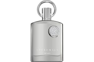Afnan Supremacy Silver Eau de Parfum for Men, 3.4 Fl. Oz