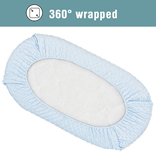 Sheets, Soft and Strechy Minky Fitted Sheet, Bedside