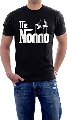Hardwood Apparel Men - Grandfather T Shirt Tee ( L - Black ) MD-400