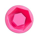 Diamond Shaped Surface Succulent Plant Flower Pot Silicone Mold DIY Ashtray Candle Holder Mould