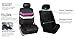 FH Group PU006115 Varsity Spirit PU Leather Seat Covers (Purple) Full Set with GIFT - Universal Fit for Trucks, SUVs, and Vans