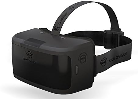 AuraVisor All-In-One Virtual Reality VR Goggles Headset - No Phone, Cables, or Computer Needed - Black - By Damson Audio