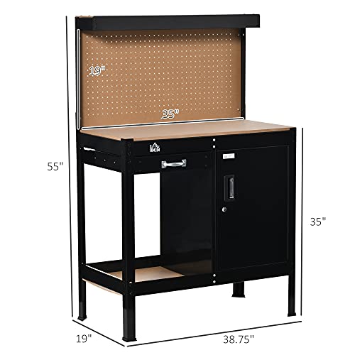 Multipurpose Workbench, Tool Table with Slide Drawer
