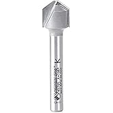 Amana Tool - 45795 Carbide Tipped Double Edge Folding V-Groove 108 Deg x 0.090" Tip Wi