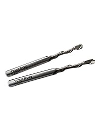 Toolpro 3 16 "Cubierta de broca en espiral, 2 unidades)