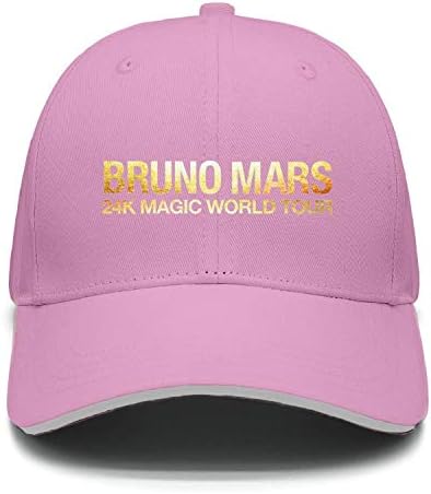 Gwende Zeno Snapback Bruno-Mars-24k-Magic-World-Tour Adjustable Trucker Baseball Cap Visor
