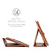Snugg iPad Mini & Mini 2 Case - Smart Cover with Flip Stand & Lifetime Guarantee (Orange Leather) for Apple iPad Mini & Mini 2 with Retina
