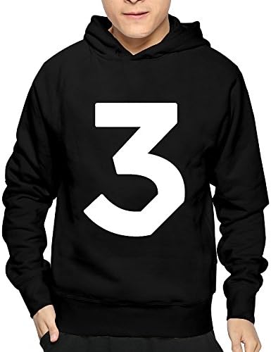 Men Famouse Singer Chance The Rapper 3 White Pullover Hooded Sweatshirt