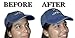 Shapers Image CapPro Baseball Crown Insert for Low Profile Fitted, Dad Caps and Snapback (3 Count, Black)