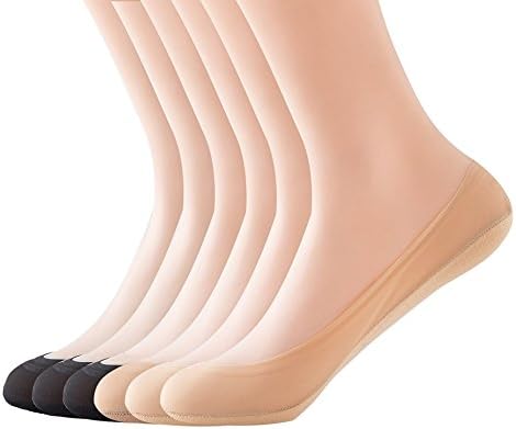 Sanvan 6 Pairs Women's Ultra Low Cut Liner No Show Socks of Hidden Flat Boat Socks