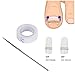 Ownsig 3pcs Durable Ingrown Foot Toenail Correction Crochet Hook Sticker Wire Pedicure Kit Foot Care Tool 06#(12-15mm)