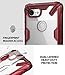 Ringke Fusion-X Designed for Google Pixel 3 XL Case Easy Unlock Squeeze Compatible Transparent Hard PC Back TPU Bumper Solid Protection Cover for Google Pixel 3 XL - Ruby Red