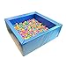 Sky Bounce Plastic Assorted Soft 75mm Balls For Ball Pits or Toddlers (Pack of 8 Assorted Balls)