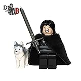 Custom Game of Thrones Jon Snow with Custom fur cape and sword.