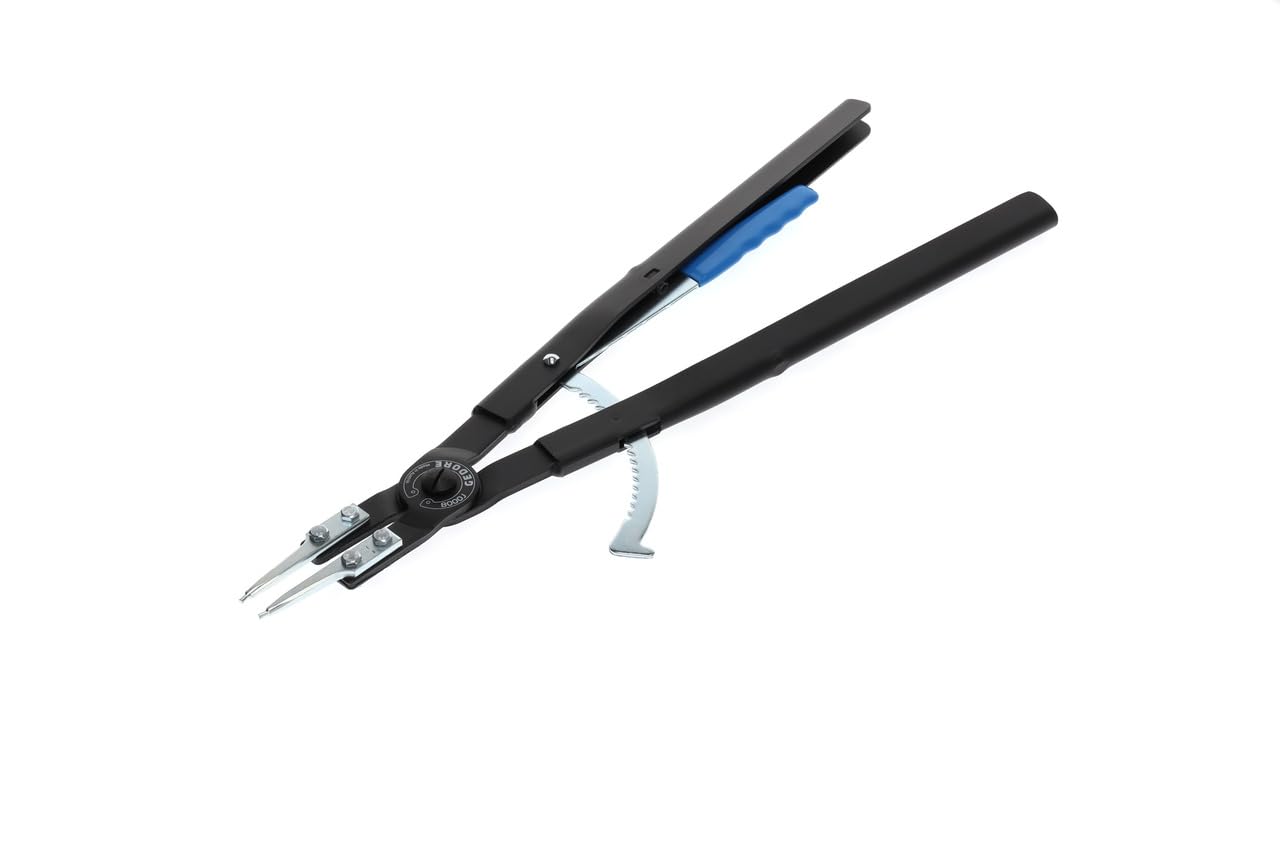 GEDORE Circlip pliers for inner circlips, With opening limiter/release lever, Straight jaws, Tip dia. 3.2 mm, 8000 J 4 EL