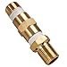 GASPRO 150,000 BTU Liquid Propane Gas Fire Pits 1/2 Air Mixture Valve, 100% Solid Brass