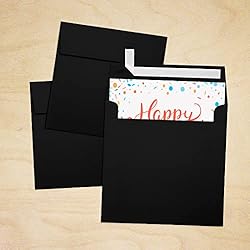 LUX Paper Square Invitation Envelopes for 5 3/4 x 5