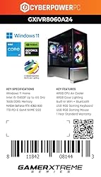 CyberPowerPC Gamer Xtreme VR Gaming PC, Intel Core