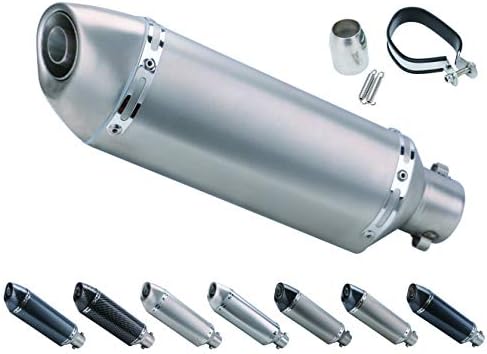 7 Types Universal For Motorcycle 38mm - 51mm Slip-On Exhaust Muffler Silencer G