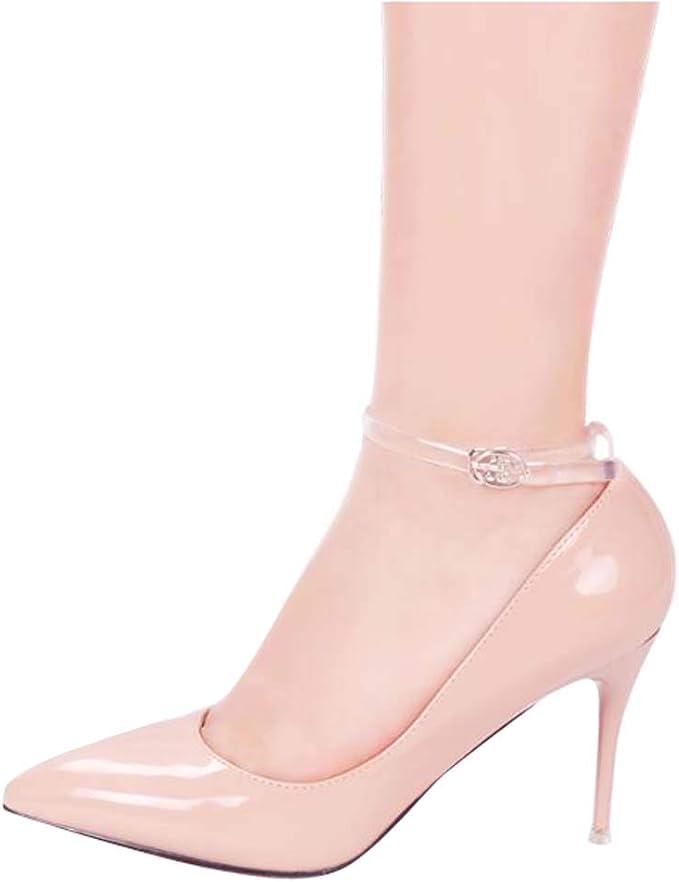 Negro mate SUPVOX Correas para zapatos de tacon removibles desmontables para  zapatos tacones altos zapatos planos zapatos de cuña Zapatos de tacón  Zapatos y complementos multisped.com.mk