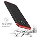 AICase Galaxy S8 Case, 3 in 1 Ultra Thin and Slim Hard PC Case Anti-Scratches Premium Slim 360 Degree Full Body Protective Cover for Samsung Galaxy S8 Case (5.8'')(2017) (Red&Black+Lanyard)