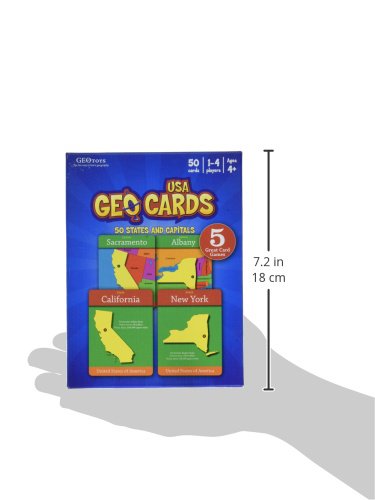 GeoCards USA - Educational Geography Card Game