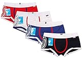Arvilhill Usa Navy Men's Casual Cotton Printed Underwear