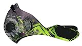 RZ Dust/Pollution Mask w/2 Laboratory Tested Filters, Model M1, Digitech Green, Size Small/Youth/Medium