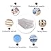 Cotton Prefold Cloth Diapers -Fasoar 6 Ply Baby Washable Cloth Diaper Covers for Babies to Toddlers Multi-Use (19.5''-14'', Count, 10)