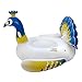 XinoSports Deluxe Inflatable Pool Float, Lounger Giant Peacock Raft with 2 Sturdy Handles, Incredible Fun for The Whole Family! Floatie for Pools, Lakes or The Beach