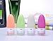 Qihui Leak Proof Silicone Toiletry Travel Bottles Set Protable Squeezable and Refillable Bottle Container FDA Certificated TSA Approved BPA Free Airline Carry-Ons (36ml 4pack)