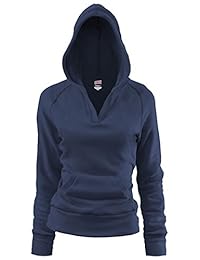 Sudadera Soffe Rugby Fleece Deep V para mujer
