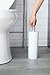 LDR Toilet Brush and Can White Finish 2 Pack