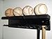 Wood Baseball Mini Bat Storage Rack up to 11 Mini Bats and 4 Balls Black
