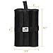 Eurmax Deluxe Canopy Weights Sand Bag Leg Weights Dual Zipper Partition 1680D Polyester 60 lbs/pc (4pc-pack)