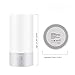 LUNSY LED Table Lamp, Touch Sensor Bedside Lamp, Dimmable Warm White Light and Color Changing RGB Lamps for Living Room&Bedroom