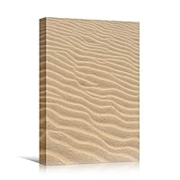 Canvas Wall Art Sand Dunes Abstract Colorful Contemporary Hallway Mixed Media Multicolor Patterns - 12x18 inches