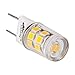 ChiChinLighting 5-pack LED G8 led bulb Warm White 3000K 35mm LED G8 Base T4 20w 120v Xenon LED Replacement 220lm Tower Type 360° Beam Angle Ceramic G8 JCD LED Halogen Replacement Bulb