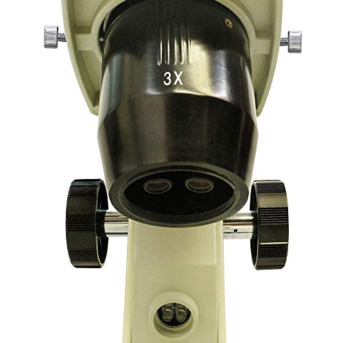 PROLINEMAX Binocular Stereo Microscope 1x 3X Objectives LED Illumination Scientific Scope