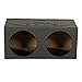 Qpower QBOMB15S Dual 15 Sealed Woofer Enclosure Withh Bed Liner Spray
