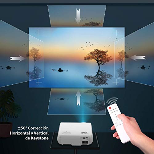 Proyector-YABER-Proyector-Full-HD-1080P-6200-Lmenes-Proyector-Cine-en-Casa-con-Regulacin-Trapezoidal-4D-con-Dos-Altavoces-Estreo-Alta-Fidelidad-y-Sistema-de-Refrigeracin-de-Tres-Ventiladores
